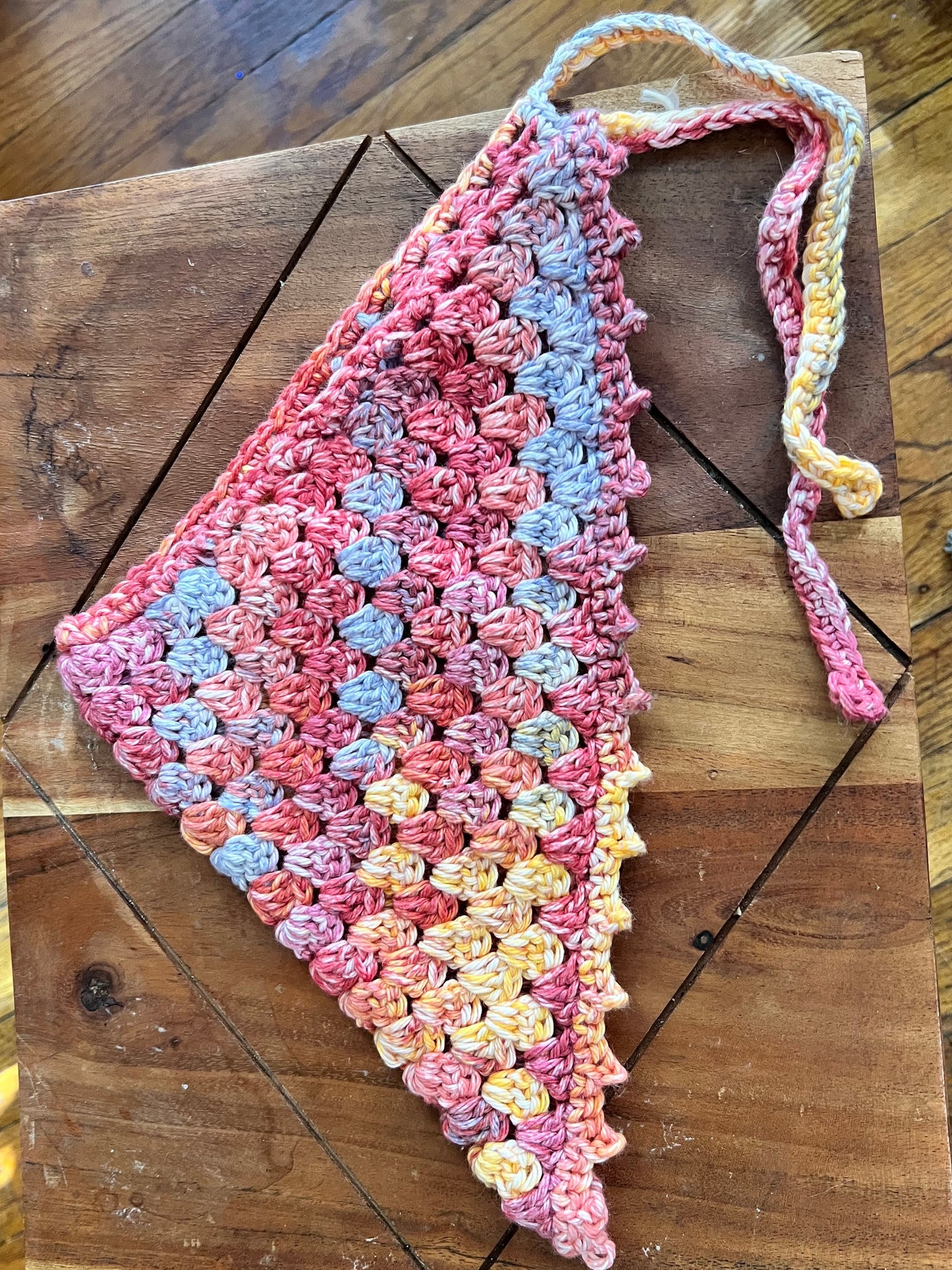 Crochet Hair Scarf Bandana