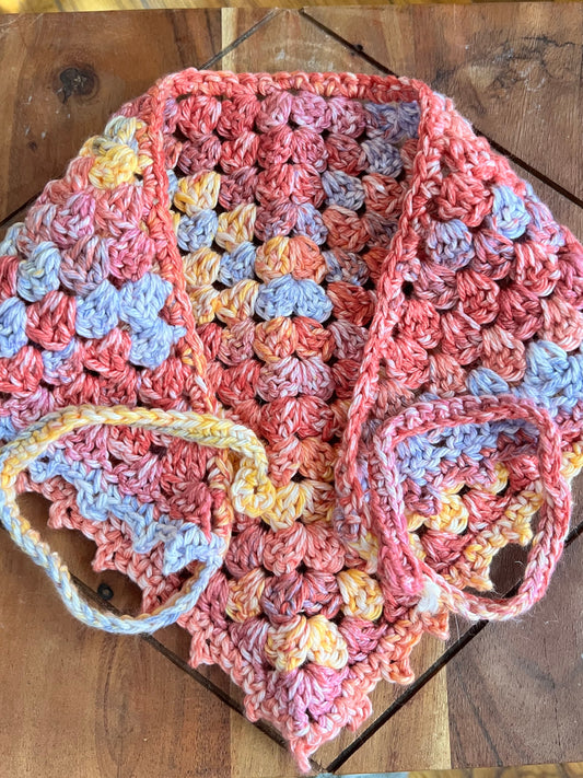 Crochet Hair Scarf Bandana