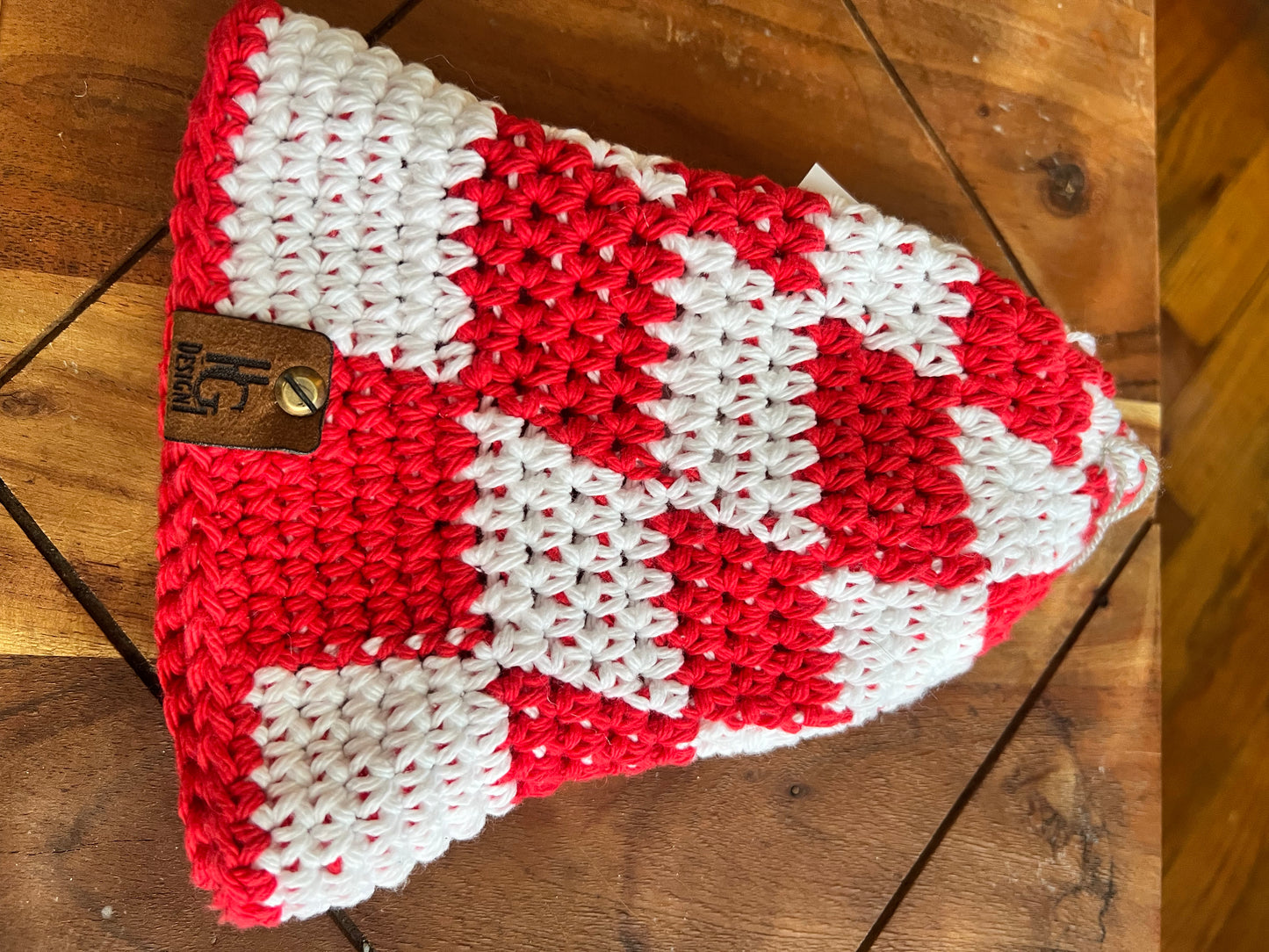 Crochet Checkered Bucket Hat S/M